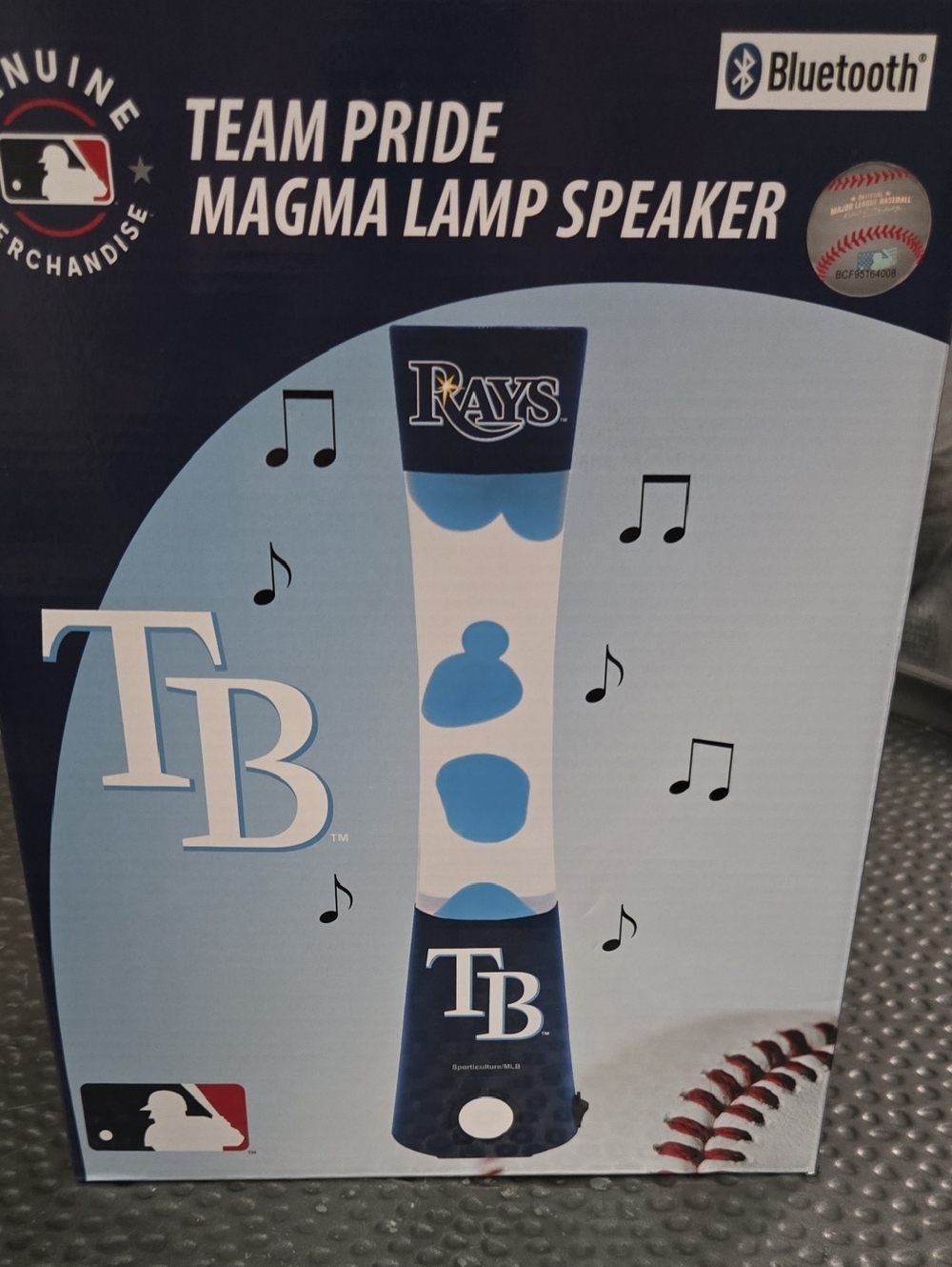 NIB Team pride Magma Lamp Speaker. Rays.